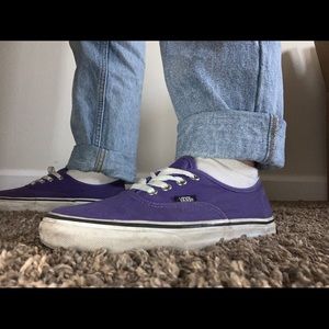 Bright purple classic vans